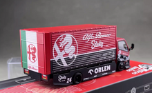 Load image into Gallery viewer, MT 1:64 Red Romeo H300 Box Truck Custom Sports Model Diecast Metal Car New Collection