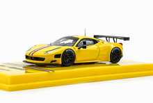 Load image into Gallery viewer, Tarmac 1:64 Yellow Ferrari 458 Italia GT3 Sports Model Diecast Metal Car New Collection