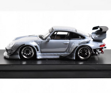 Load image into Gallery viewer, SW 1:64 Gray RWB 993 Classic Sports Model Diecast Metal Car New Collection