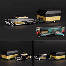 Load image into Gallery viewer, Maisto 1:64 1950 Mercury Alameda Traveler Trailer Tow & Go Model Metal Car