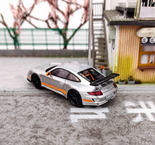 Load image into Gallery viewer, Cars Lounge 1:64 Silver 997.1 GT3 RS Sports Model Diecast Resin Car New