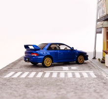Load image into Gallery viewer, HJ 1:64 Blue JDM WRX STI Impraza GC8 22B Sports Model Diecast Metal Car New