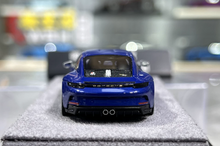 Load image into Gallery viewer, 1:64 DPM Albert Blue 911 992 ST Sports Model Diecast Resin Car New Collection