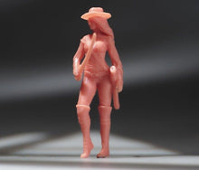 Load image into Gallery viewer, 1:64 Painted Unpainted Figure Model Miniature Resin Diorama Sand Sword Girl Lady