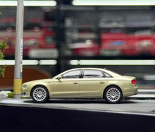Load image into Gallery viewer, Masdi 1:64 Gold A8L D4 Luxury Sedan Sports Model Diecast Metal Car New Collection