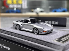 Load image into Gallery viewer, DPM 1:64 Silver 959 Classic Racing Sports Model Diecast Resin Car New Collection
