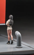 Load image into Gallery viewer, 1:64 Painted Figure Mini Model Miniature Resin Diorama Sand Hot Girl Long Hair New