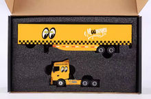 Load image into Gallery viewer, MJ 1:64 Mooneyes SANY Trailer Container Truck Model Diecast Metal Car New Collection