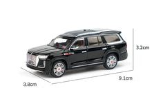 Load image into Gallery viewer, XCARTOYS 1:64 Black Hongqi LS7 Full Size SUV Sport Model Diecast Metal Car New
