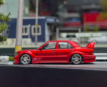 Load image into Gallery viewer, HKM 1:64 Red 190E W201 2.5-16 Evo II Sedan Sports Model Diecast Metal Car New Collection