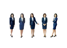 Load image into Gallery viewer, 1:64 Painted Figure Mini Model Miniature Resin Diorama Sand Office Lady in Suit