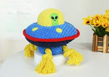 Load image into Gallery viewer, Dog Squeaky Alien Toys Chew Puppy Fluffy Rope Toy Durable Teeth Grindin PET Cat