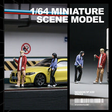 Load image into Gallery viewer, 1:64 Painted Figure Mini Model Miniature Resin Diorama Drinking Couple Man Lady New Scene