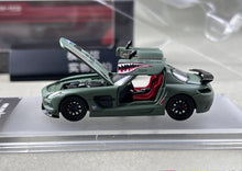 Load image into Gallery viewer, FW 1:64 Green Shark SLS BS Coupe Sports Open Model Diecast Metal Car New Collection
