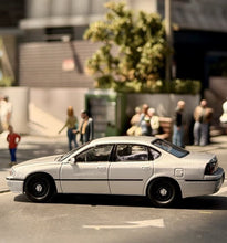 Load image into Gallery viewer, 596 1:64 Silver Impala Sedan Sports Model Diecast Metal Car New Collection