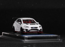 Load image into Gallery viewer, CM 1:64 White JDM STI WRX Varis Racing Sports Model Toy Diecast Metal Car BN