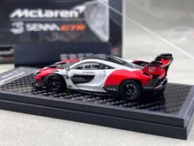 Load image into Gallery viewer, LCD 1:64 Red White Senna GTR McLaren #12 Sports Model Diecast Metal Car New Collection