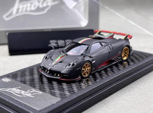 Load image into Gallery viewer, LCD 1:64 Black Carbon Imola Gold Rims Sports Model Diecast Metal Car New Collection
