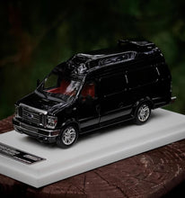 Load image into Gallery viewer, MK 1:64 Black 2011 E350 XLT Van Motorhome RV Sport Model Diecast Metal Car New Collection