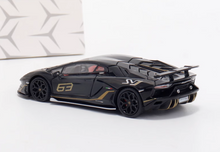 Load image into Gallery viewer, RM 1:64 Aventador SVJ #63 Racing Sports Model Diecast Metal Car New Collection