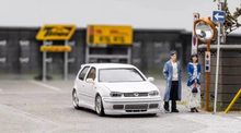Load image into Gallery viewer, FH 1:64 White VW Golf GTI MK4 Coupe Sports Model Diecast Metal Car New
