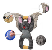 Load image into Gallery viewer, Dog Squeaky Toys Bat Chew Puppy Fluffy Rope Toy Durable Teeth Grinding Pet Cat