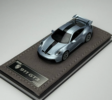 Load image into Gallery viewer, ZJWJ 1:64 Ice Blue 911 GT3 Sports Model Diecast Resin Car New Collection