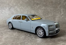 Load image into Gallery viewer, 1:18 Gray Phantom VIII Luxury Sedan Model Diecast Metal Car Box New
