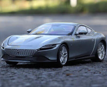 Load image into Gallery viewer, Bburago 1:24 Silver Roma Racing Sports Model Toy Diecast Metal Car BN