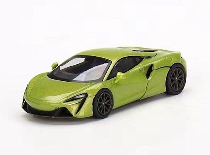 MINIGT 1:64 Green McLaren Artura Flux Racing Sports Model Toy