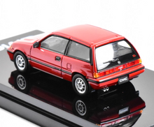 Load image into Gallery viewer, HobbyJapan 1:64 1984 Red CIVIC Si E-AT Hatchback Model Diecast Metal Car New Collection