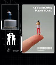 Load image into Gallery viewer, 1:64 Painted Figure Mini Model Miniature Resin Diorama Sand Farmer Lady Worker New Scene