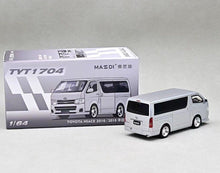 Load image into Gallery viewer, Masdi 1:64 2010 Silver Hiace Mini Van MPV Sports Model Diecast Metal Car New Collection