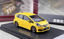 Load image into Gallery viewer, SW 1:64 JDM Yellow Fit Jazz GE8 RS Racing Sports Model Diecast Metal Car New Collection