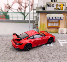 Load image into Gallery viewer, MINIGT 1:64 Red 911 992 GT3 Racing Sports Model Diecast Metal Car New