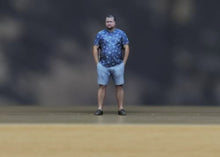 Load image into Gallery viewer, 1:64 Painted Figure Model Miniature Resin Diorama Sand Fat Man Standing Posture