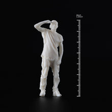 Load image into Gallery viewer, 1:64 Painted Unpainted Figure Model Miniature Resin Diorama Boy Touch Head Man New