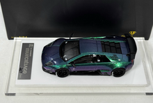 Load image into Gallery viewer, Onemodel 1:64 Purple Green LP670-4 Murcielago LB Model Diecast Resin Car New Collection