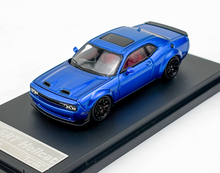 Load image into Gallery viewer, SH 1:64 Blue SRT Hellcat Muscle Sports Model Diecast Metal Car New Collection
