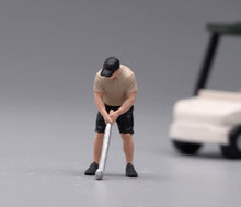 Load image into Gallery viewer, 1:64 Painted Figure Model Miniature Resin Diorama Goft Man Black Hat Scene Sand