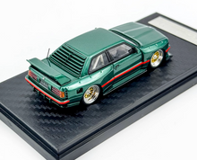 Load image into Gallery viewer, NA 1:64 Green E30 Coupe Pandem Widebody Sports Model Diecast Resin Car New Collection