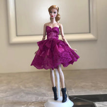 Load image into Gallery viewer, Barbie Doll Clothes 11.5" Girl Party Wear Fashion Outfits Wedding Short Dress Gowns