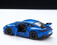 Load image into Gallery viewer, Bburago 1:64 Blue 911 GT3 Sports Model Diecast Metal Car New Collection
