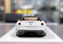 Load image into Gallery viewer, DMH 1:64 White 599 GTO Racing Sports Model Diecast Resin Car New Collection