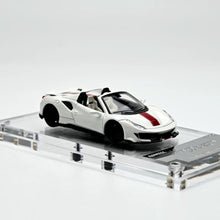 Load image into Gallery viewer, TPC 1:64 White Novitec 488 Convertible Sports Model Diecast Metal Car New Collection