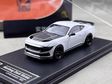 Load image into Gallery viewer, DCM 1:64 White Mustang Dark Horse Coupe Sports Model Diecast Metal Car New Collection