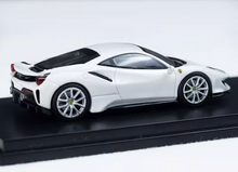 Load image into Gallery viewer, Ichilan 1:64 White Novitec 488 Pista Racing Sports Model Diecast Metal Car New Collection