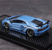 Load image into Gallery viewer, RW 1:64 Ice Blue LP740S Aventador S Sports Model Diecast Resin Car New Collection