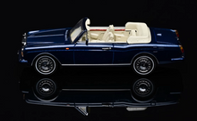Load image into Gallery viewer, GFCC 1:64 Blue 1993 Corniche IV Drophead Convertible Model Diecast Metal Car