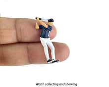 Load image into Gallery viewer, 1:64 Painted Figure Model Miniature Resin Diorama Sand Sports Goft Man Lady Set New